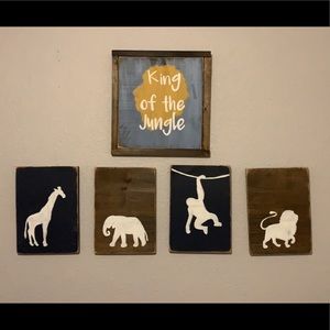 “King of the Jungle” Baby Boy Nursery Decor
